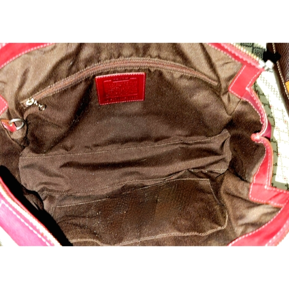 Coach Chelsea Raspberry Pebbled Leather Satchel - Picture 11 of 11